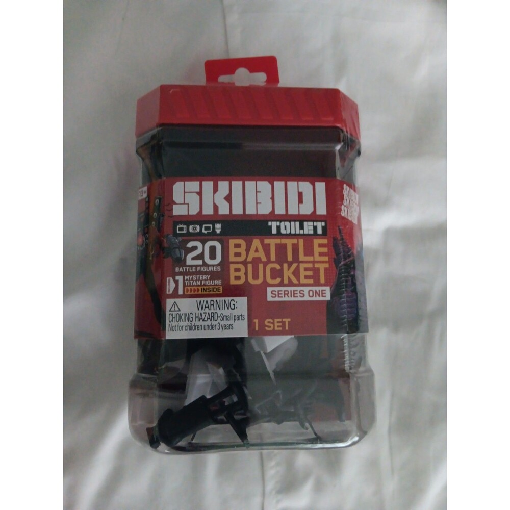 Skibidi Toilet Battle Bucket Series One 20 Figures Collectible  Sealed New